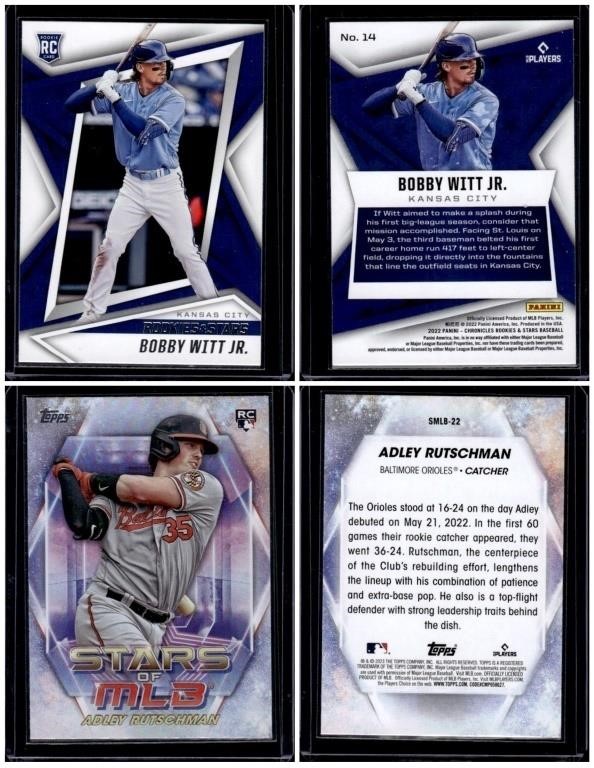 ROOKIE CARDS: Bobby Witt, Jr. & Adley Rutschman