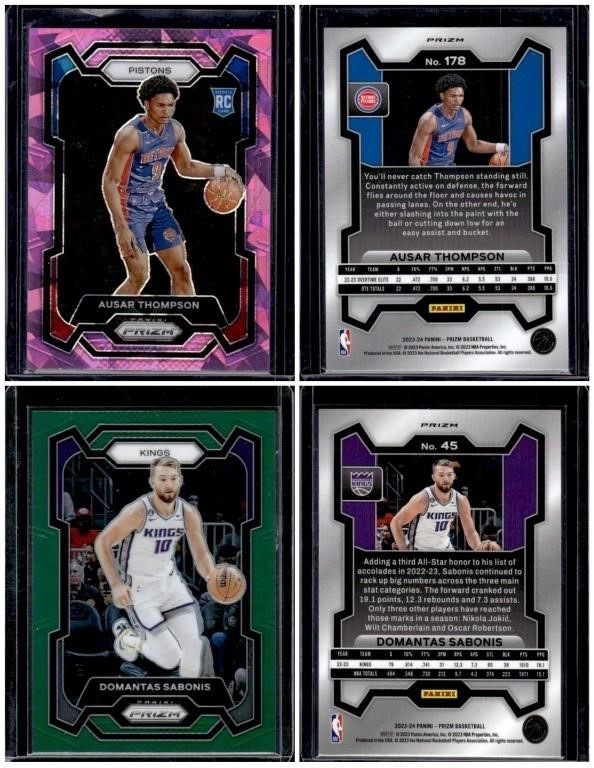 Ausar Thompson RC Pink Ice & Domantas Sabonis Gree