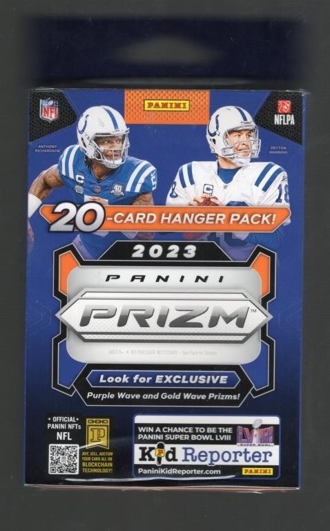 2023-'24 Panini Prizm Football Hanger Box - Purple