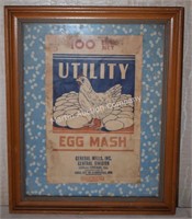 (S2) General Mills Egg Mash Framed Advertiser