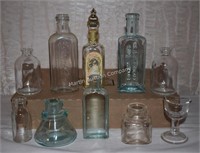 (S2) Lot of Various Old Bottles & Eye Wash