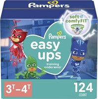 Pampers Easy Ups Training Pants  3T-4T  124 Ct