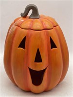 (GH) Ceramic Pumpkin Lighted Pumpkin 15”
