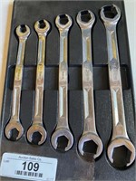 Snap-On Metric 5-Piece Tubing Wrench Set