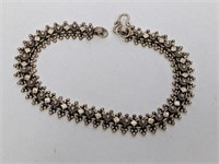 8" .925 Sterling Ethnic Design Bracelet