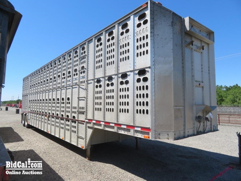 (DMV) 1994 Barrett Aluminum 102" x 48' Livestock T