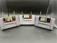 (3) Super Nintendo Mario Games