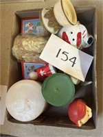 Christmas Candles; Candle Holders; & More Lot
