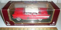 Road Legends 1957 Bel Air Fire Chief Die Cast Car