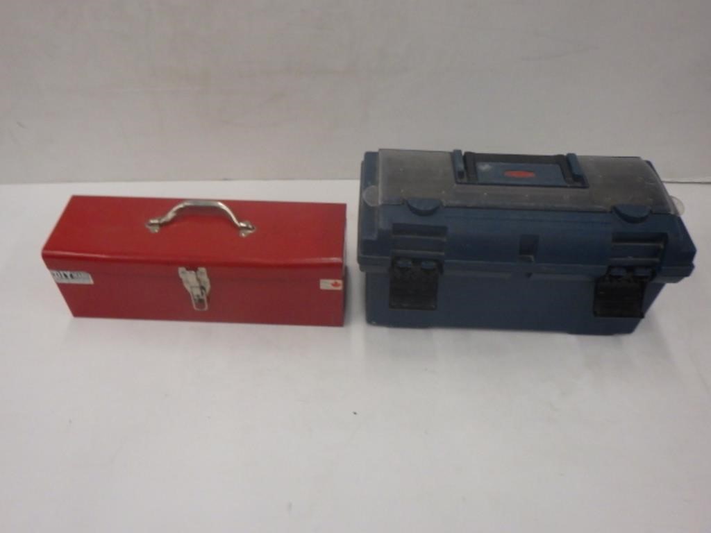 2 PORTABLE TOOLBOXES *SEE BELOW*