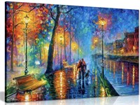 New Melody of The Night by Leonid Afremov Canvas