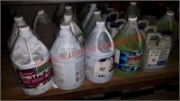 22 jugs of sealer finish and all purpose cleaner