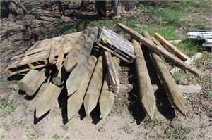 6 ft wood treated posts, (12)