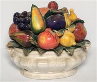 Three Hands Corporation Ceramic Fruit in Bowl