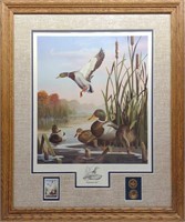 1991 Signed Leo Stans Duck Stamp Print Art