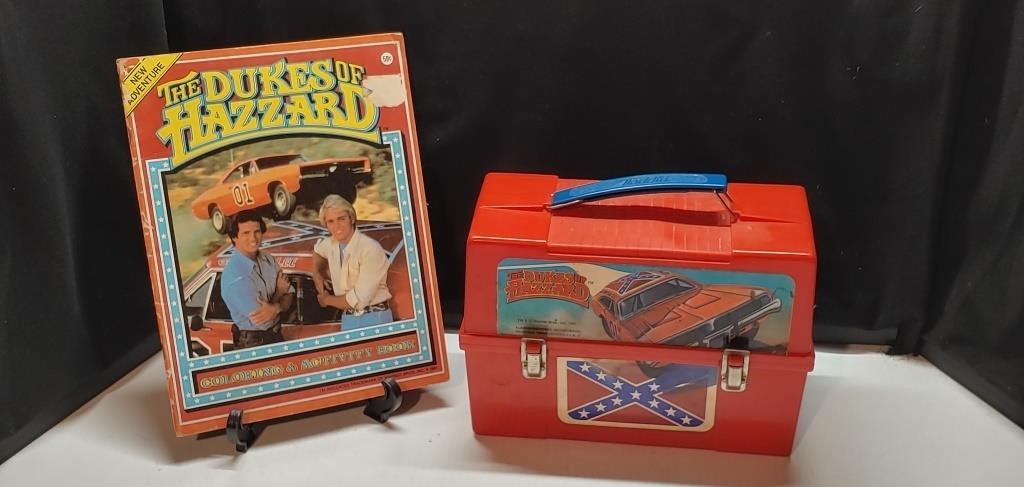 Vintage Duke's of Hazzard plastic lunchbox with