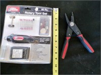 rotary tool . Set, wire cutters