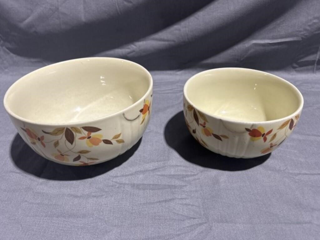 Jewlety Autumn leaf mixing Bowls