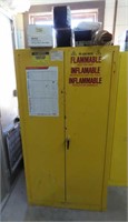 Justright Flammable Liquid Storage Cabinet w/Conte