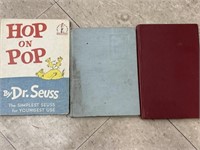 Books:  Hop on Pop, used Baby Book, Penny