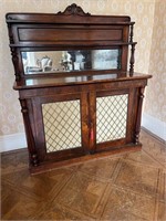 William IV Rosewood Chiffonier with Inset Mirror