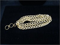 7 Strand Monet Style Statement Chain Bracelet