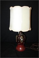 Bohemian Glass Lamp