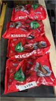 Four bags of Hershey’s kisses