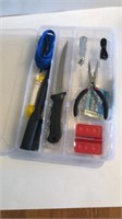 Tackle box with accessories