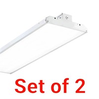 Set of 2, LED High Bay Light, 46" x 12", White