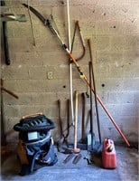 Pro Shop Vac, Tree Saws, Tools