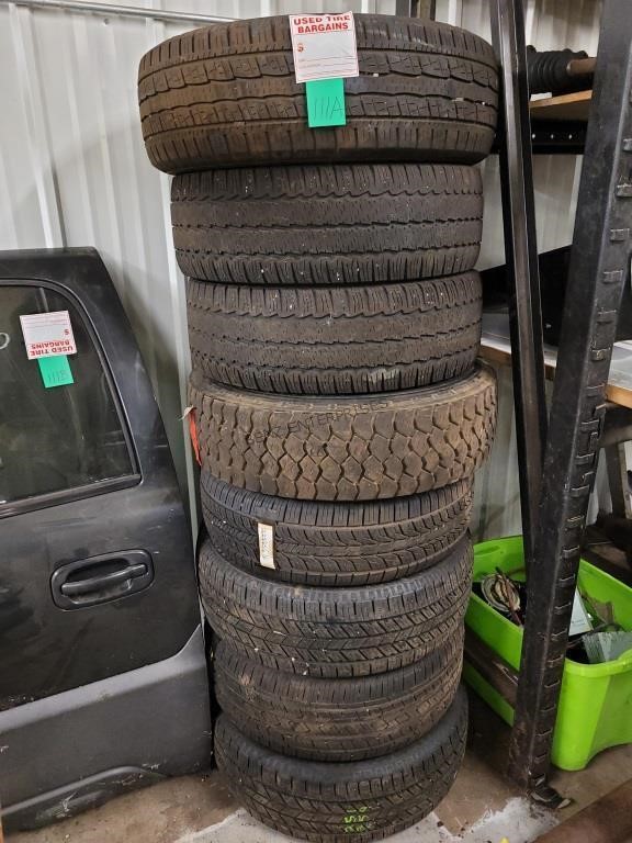 USED TIRES (MUST TAKE ALL)