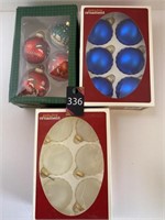 Various Glass Ornaments