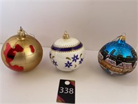 Various Glass Ornaments