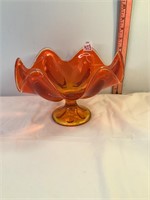 Viking Pedestal Orange Bowl