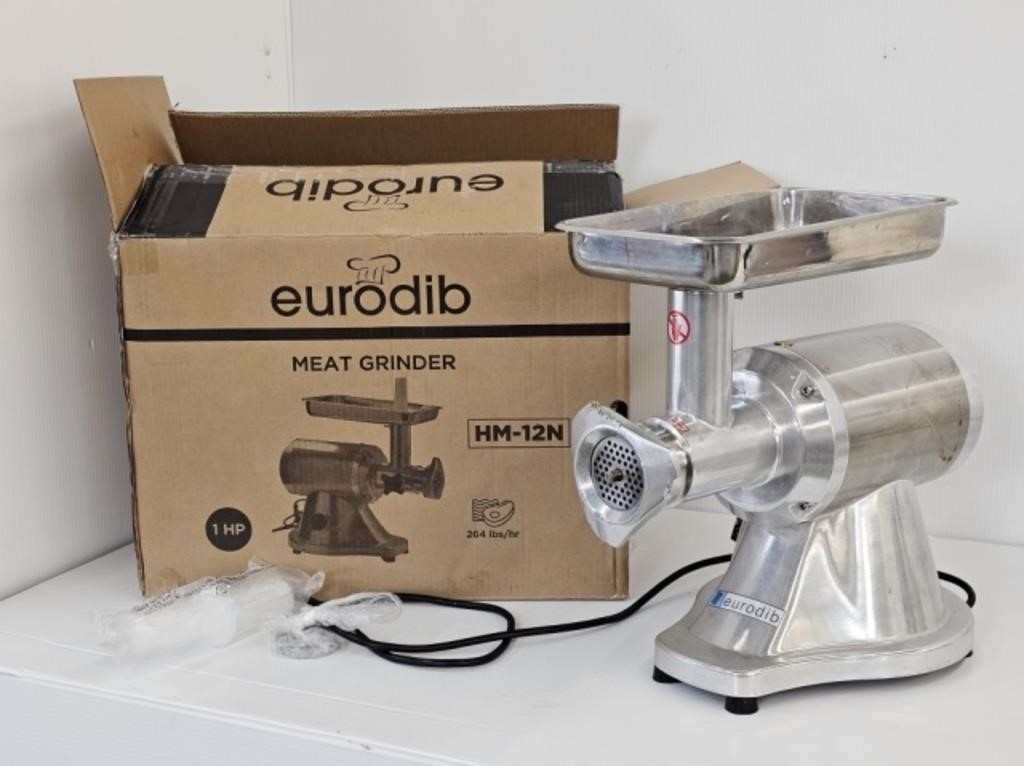 EURODIB COMMERCIAL MEAT GRINDER - HM-12N-WORKS