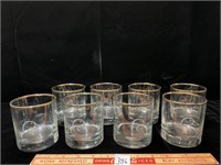 DUCKS UNLIMITED DRINKING GLASSES EIGHT