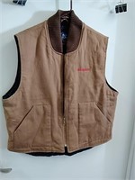 Zip up vest size unknown