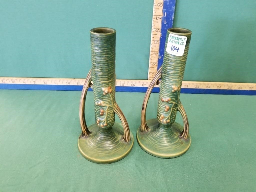 PR ROSEVILLE BUSHBERRY CANDLE STICKS 152-7