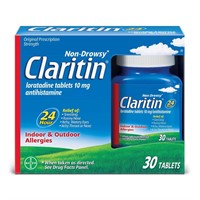 Claritin 24 Hour Non-Drowsy Allergy Tablets - 30 E
