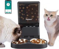 WiFi Pet Feeder with 2 Bowls-5L