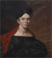 AMERICAN SCHOOL PORTRAIT OF A LADY, C.1830s-1840s