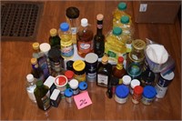 Spices, oil, vinegars, jars