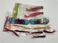 Weighted Plastic Jigs With Jig Hooks