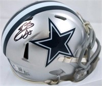 Signed Emmitt Smith Dallas Cowboys Mini Helmet