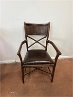 Vintage rattan ladder chair B