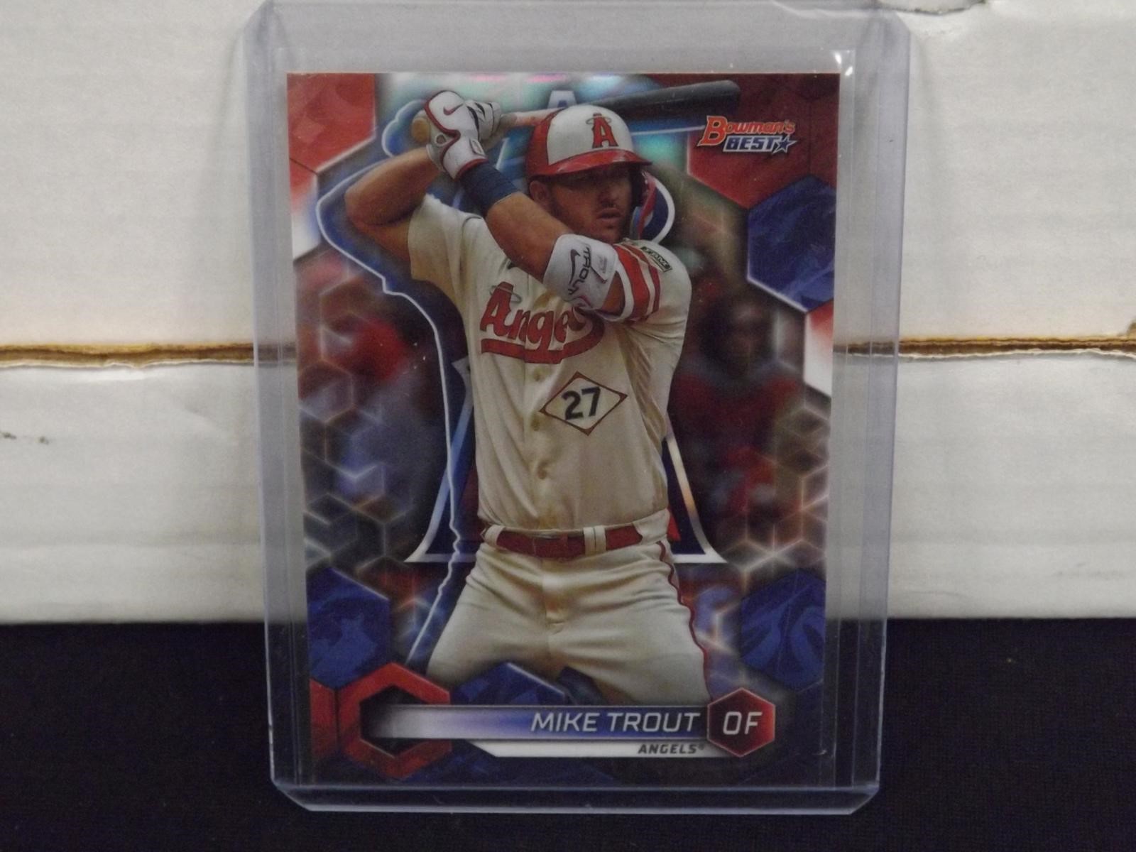 2023 BOWMANS BEST MIKE TROUT REFRACTOR