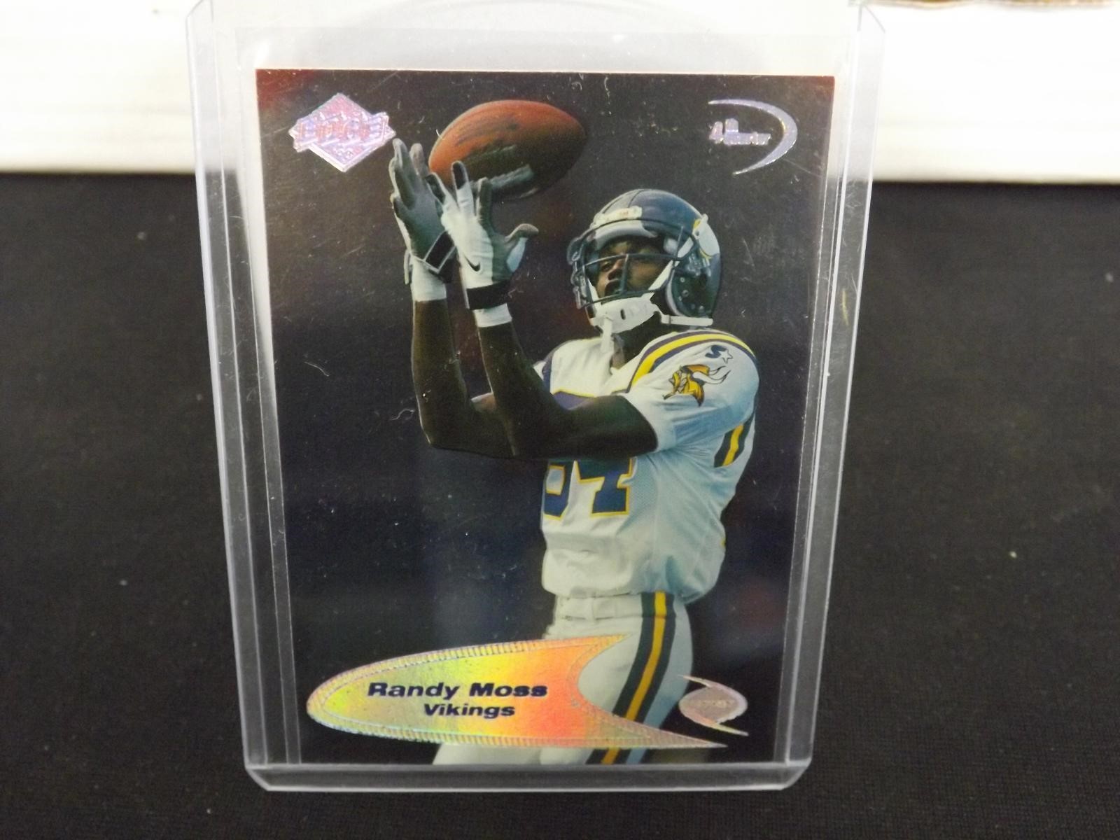 1998 EDGE ODYSSEY RANDY MOSS HOLO ROOKIE CARD