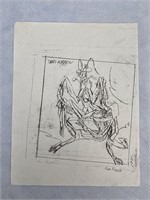 AD&D “THRI-KREEN” Signed Sketch Print