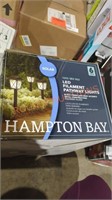 Hampton Bay six pack LED filament pathway lights